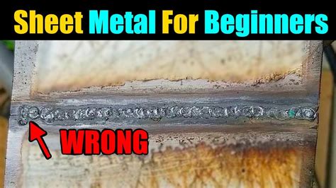 how to weld bolt to sheet metal|welding 16 gauge sheet metal.